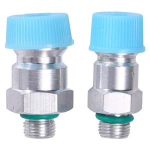 Image 1 - 2Pcs Universal R134A Pneumatic Fitting High Low Pressure Coupler Car Air Conditioning Refrigerant Refill