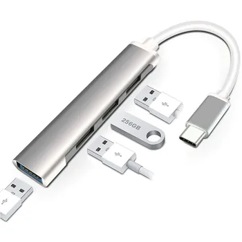 

USB C HUB USB 3.0 HUB Type C USB Splitter Thunderbolt 3 USB-C Dock Adapter OTG for Macbook Pro 13 15 Air Mi Pro HUAWEI Matebook