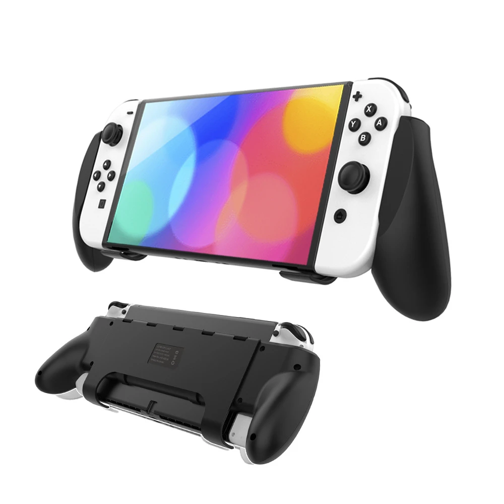 Kloster mund Jeg vil have Hand Grip Stand for Nintendo Switch OLED Model Comfortable & Ergonomic  Handle Holder Kickstand W/ Game Cartridge Storage NS OLED|Replacement Parts  & Accessories| - AliExpress
