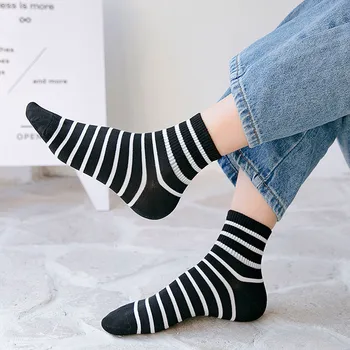 

10pairs/lot Cotton Women Spring Summer Socks Thin Deodorant Fashionable College Style Solid Sport Casual Ankle Socks