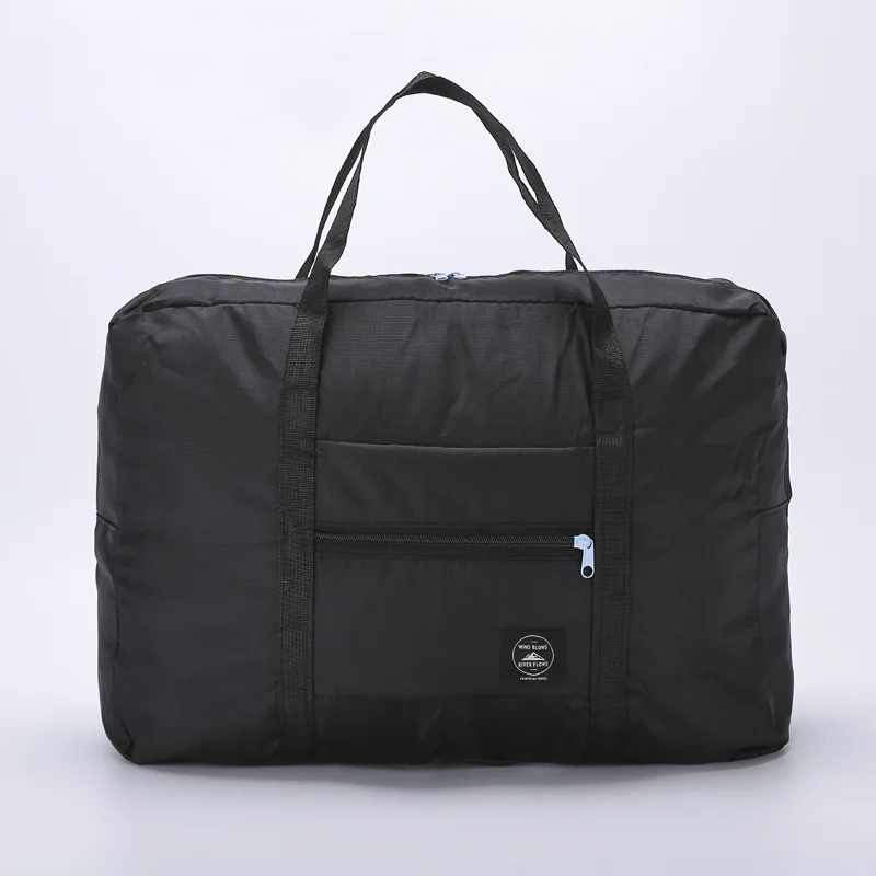 Женские дорожные сумки для спортзала, портативная Женская Складная спортивная сумка для хранения, большая емкость, женская спортивная сумка для фитнеса, мужской галстук чехол - Цвет: Black