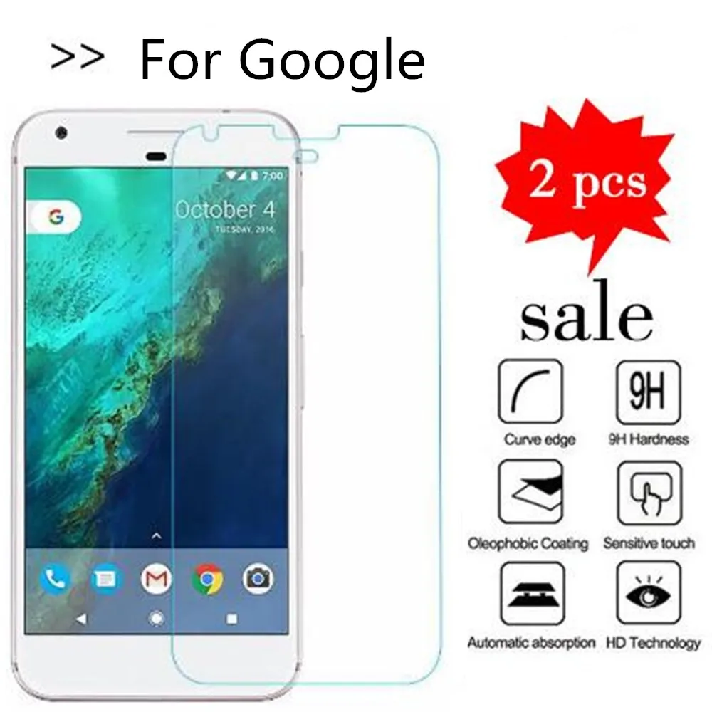 2PCS Glass For Google Pixel 2 3 3A 4 XL Lite 1 Screen Protector Tempered Pixel2 Protective Film | Мобильные телефоны и