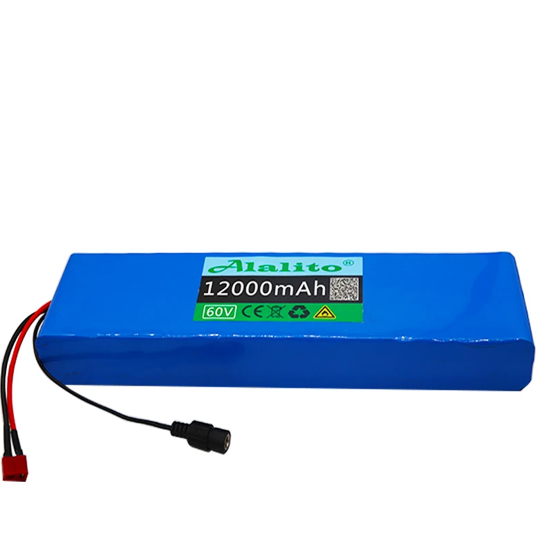 60V 16S2P 12Ah 18650 литий ионный аккумулятор Батарея пакет 67 2 V 12000 мА/ч фара для