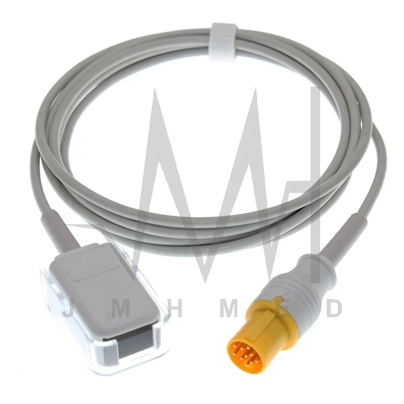 Spo2 Sensor Adapter Cable of GE Hellige 30344358 Cardioserv Eagle1000-3000 Monitor For Nellcor DB 7P Non-Oximax | Красота и здоровье