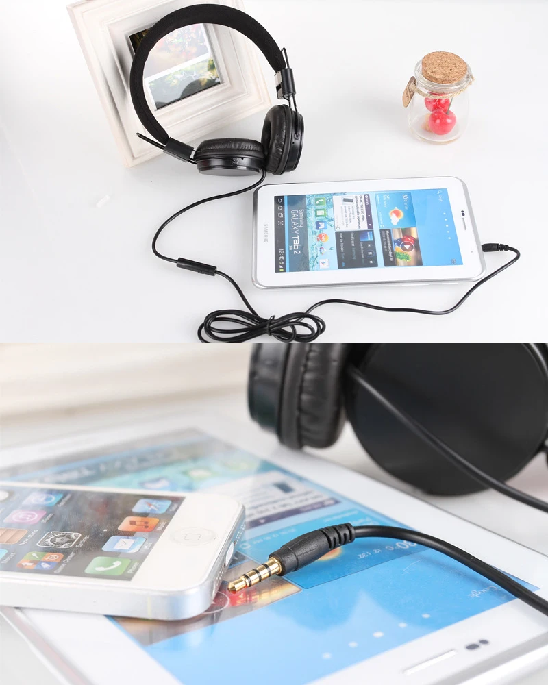 Kids Headphones Foldable Adjustable Wired Headphone stereo bass Earphones Headset with 3 5mm Audio jack for Children Mp3 phone