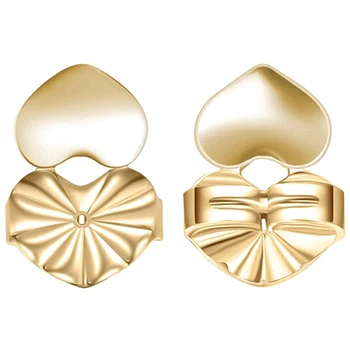 

Trendy Women Earringd Auxiliary Tool Personality Heart-shaped Metal Earring Buckle Lifter