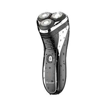 

SURKER RSCX-7568A 3D Electric Shaver Razor Men USB Rechargeable 3 Blades Portable Beard Trimmer Cutting Machine for Sideburns