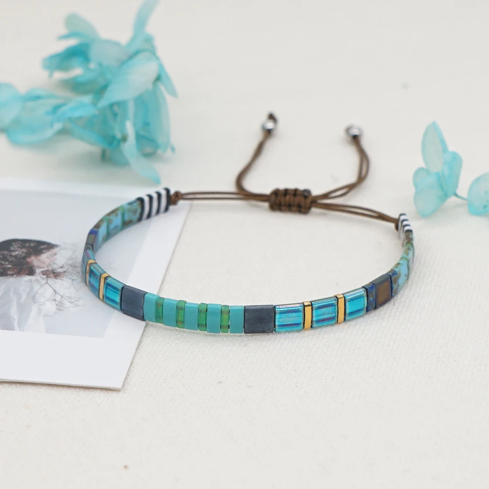 Bracelet Jewelry Boho Miyuki Bracelet Jewelry Vintage Tila Beads Bracelets For Women Fall Winter Gift Adjustable Pulsera Accessories