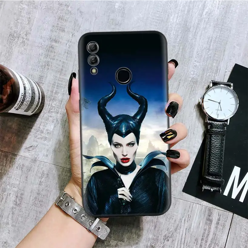 Малефисента госпожа зло черная крышка чехол для телефона для huawei Y9 Y5 Y6 Y7 Honor 10 9 Lite 9X8X8 S 8A фотоаппаратов моментальной печати 7S 7A 10i 20i V20 Кок - Цвет: BA310-3