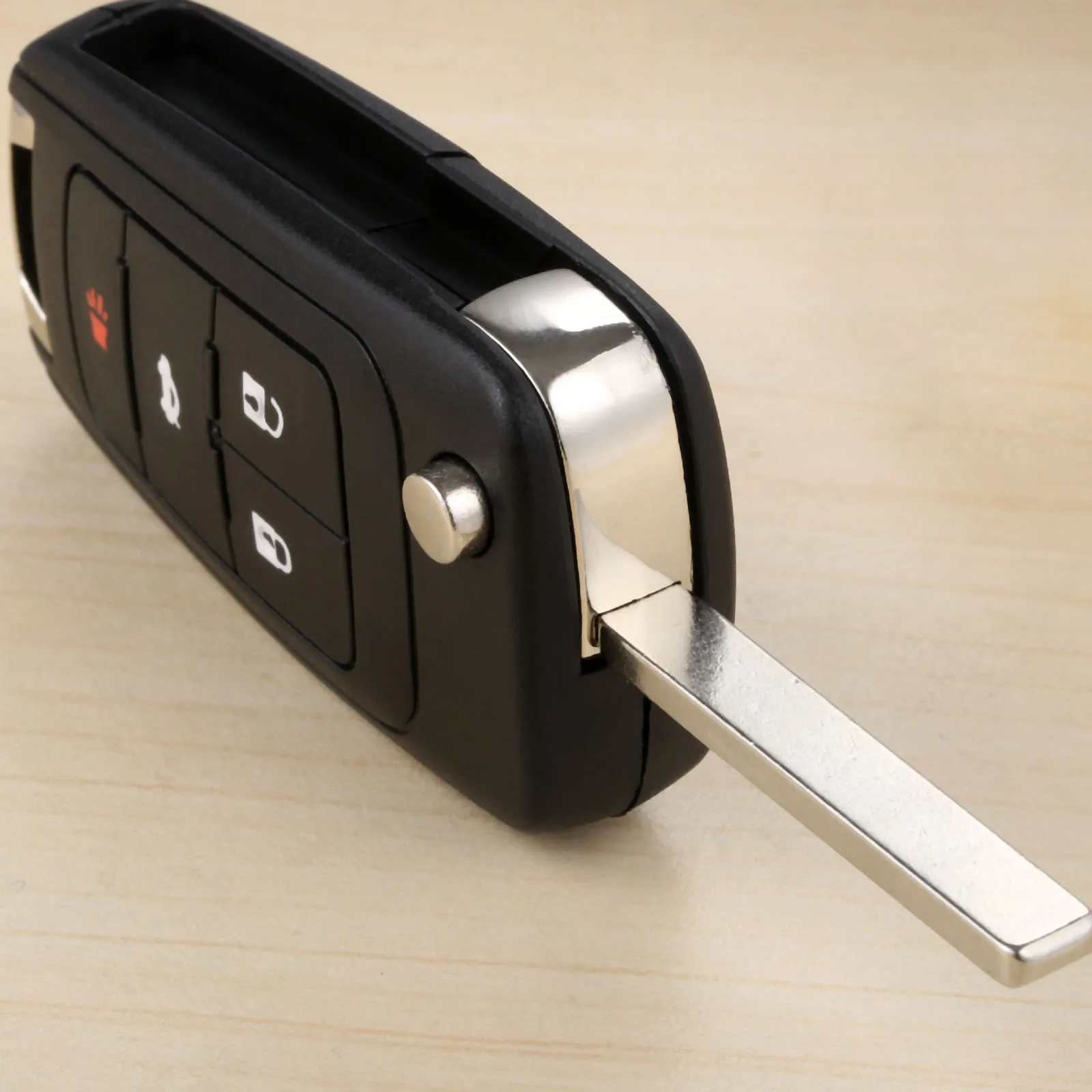 4 кнопки Замена автомобиля Складной флип дистанционный чехол для ключей Chevrolet Camaro