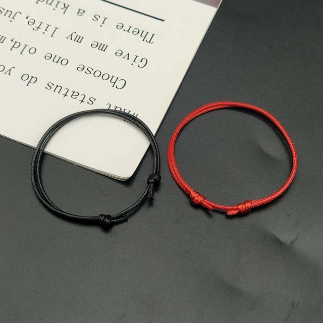 PCS/Set New Fashion Couple Bracelets BlacK White Rope Stars Bracelet for Women and Men Paired Bracelets Gifts for Lovers