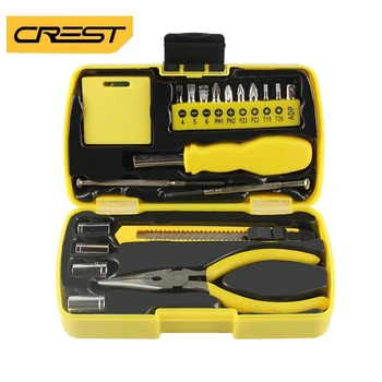 

Hand Tool Set Tool Kit Mini Home Tool Kit Multifunctional precision screwdriver with Plastic Toolbox