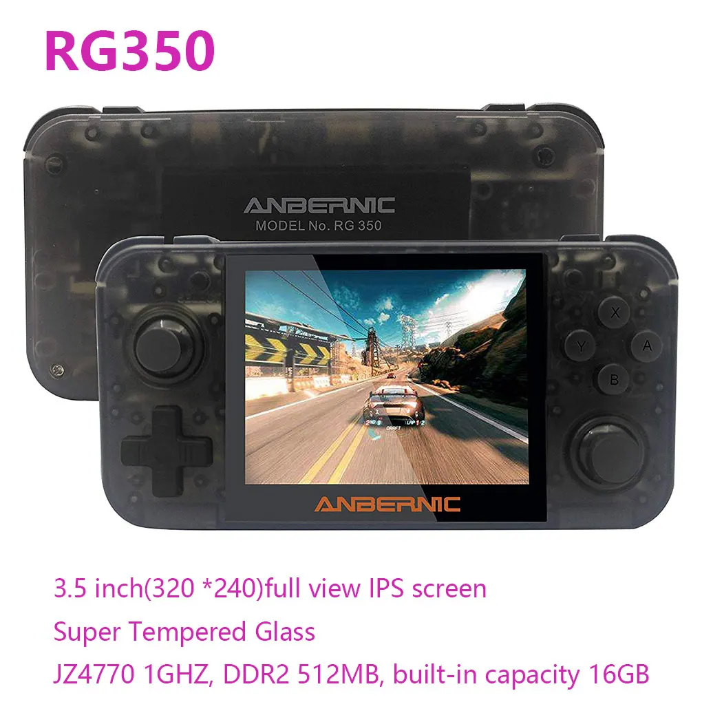 &quotRG350 3 5 дюймов IPS Ретро игры Ручные видеоигры обновленная игровая консоль с 32 Гб