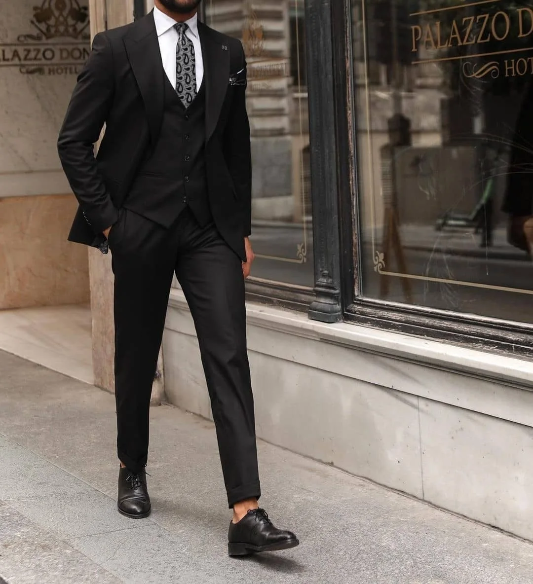 Conjunto Moda Hombre 2 Piezas: Chaqueta Pantalón Elegante