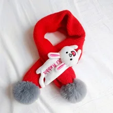 Модный зимний детский жилет шейный шарф для девочек, для мальчиков детские хлопковый шарф, аксессуары для малышей, утепленные шарфы для маленьких мальчиков и девочек Теплые шарфы