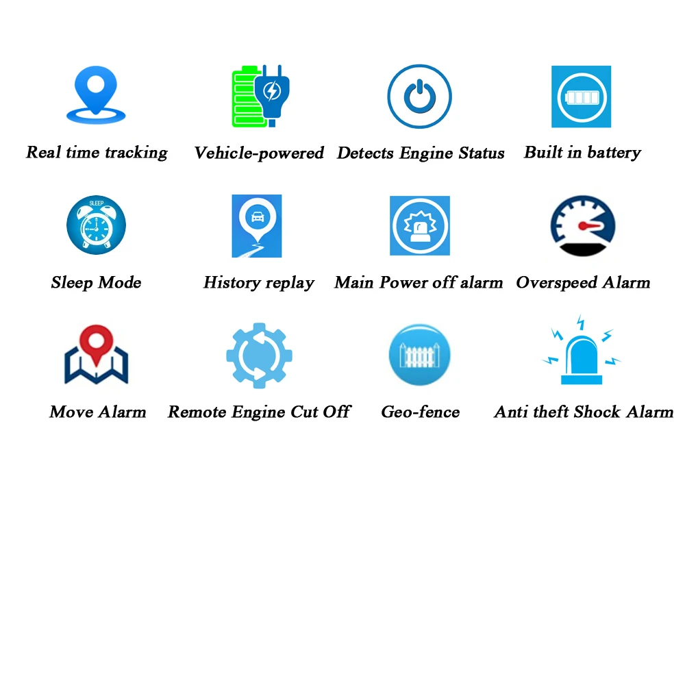 motorcycle car vehicle truck scooter motorbike bike auto gps tracker tracking device system locating monitoring ios andriod apps
