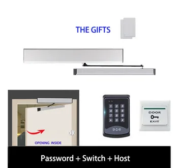 

OMATE Black Electric Door Closer,Offices/Residential Building Door Opener ，Switch and password set to open the door