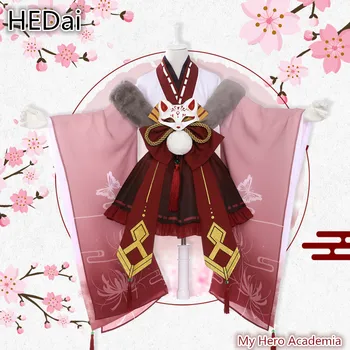 

Anime Cos My Hero Academia Little Hero Himiko Toga Cosplay Costume Woman Dress Female Kimono Halloween Costumes Clothes Outfits