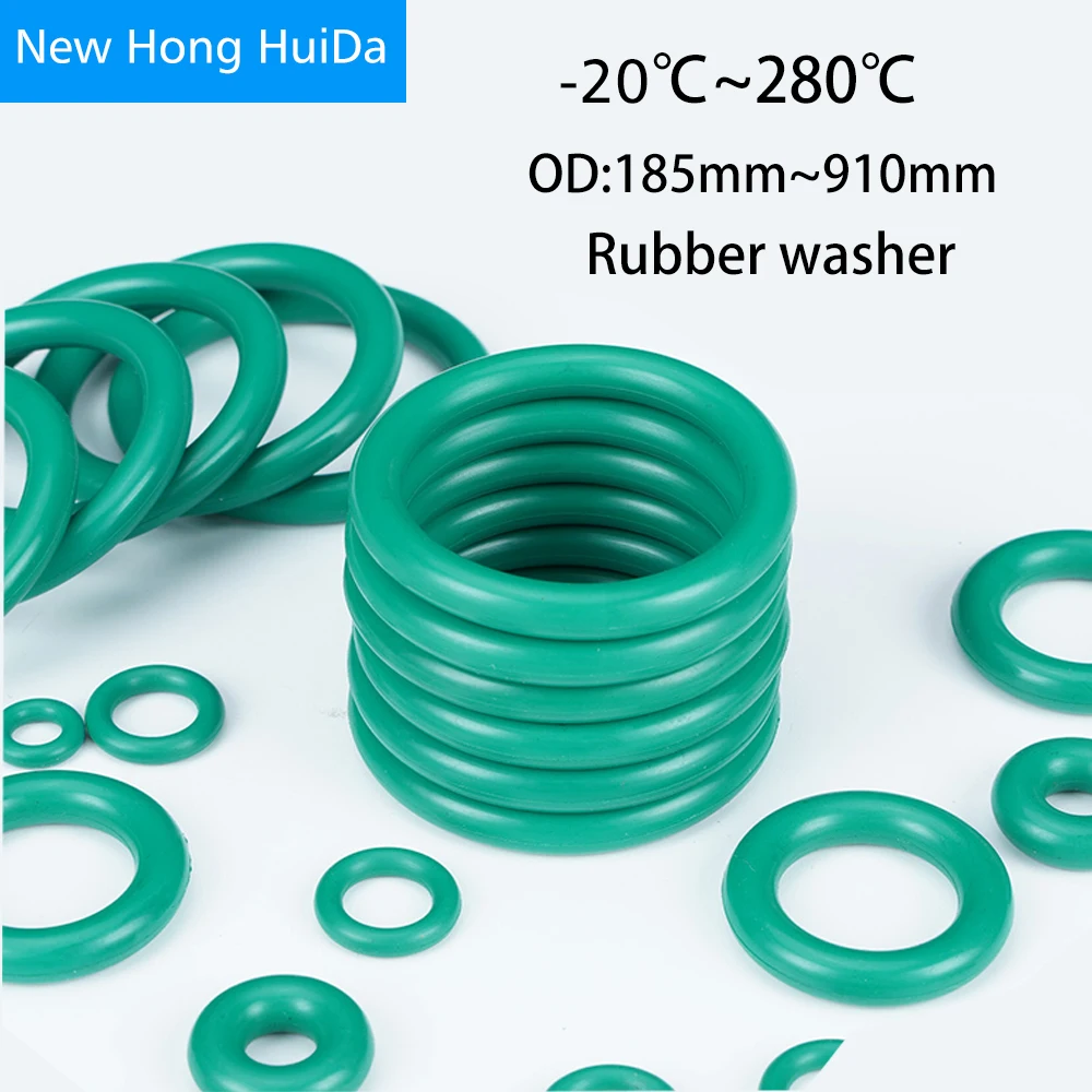 GreenFKMFluorineRubberORingORingOilSealingGasketOD180mm