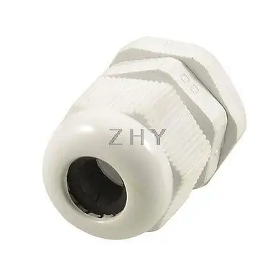 

PG11 White Plastic 8mm Thread Length Waterproof IP67 Cable Joints