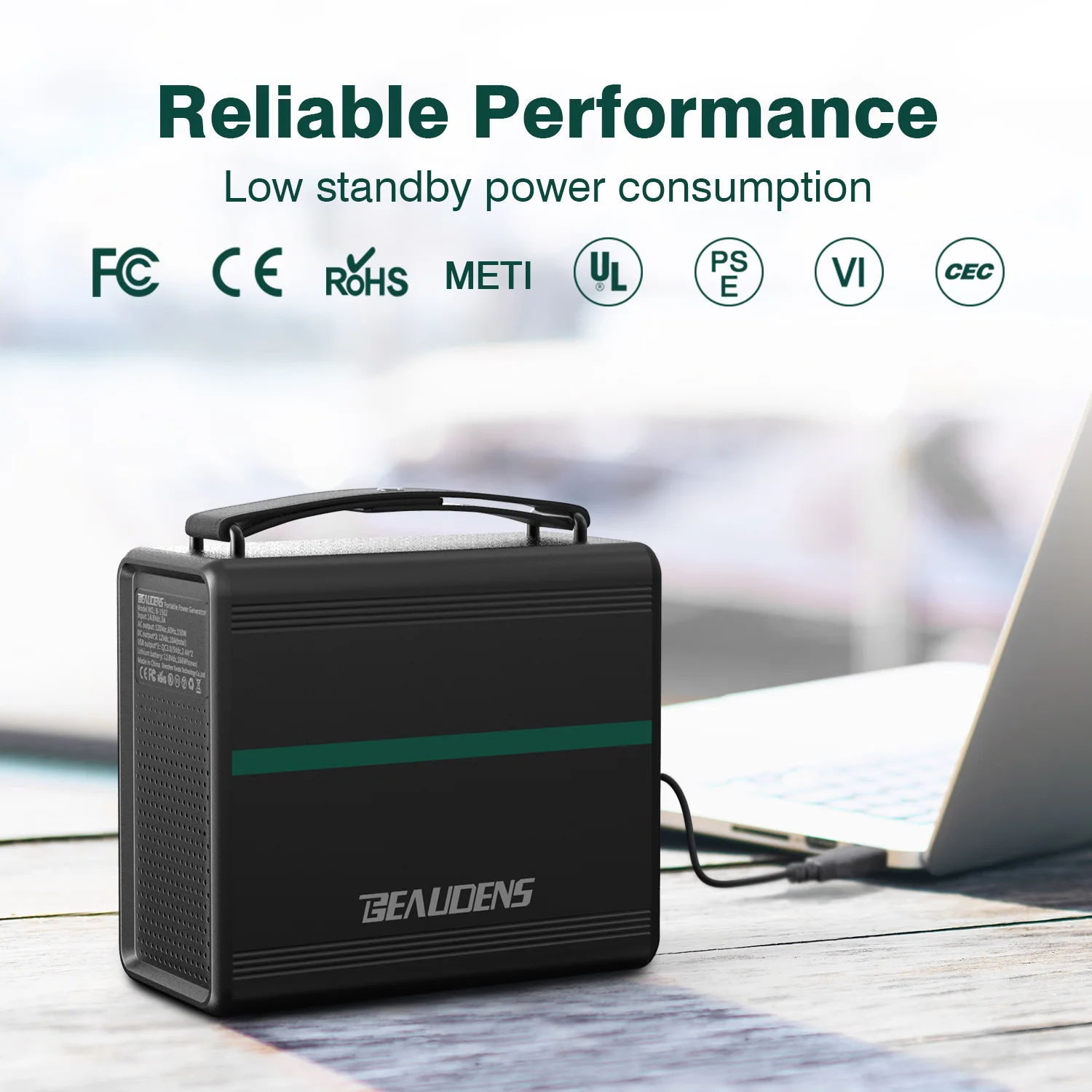 Beaudens B-1502 166Wh/51875mAh AC/DC/USB 12V Портативная электростанция портативная перезаряжаемая Солнечная энергия для автомобиля кемпинга на открытом воздухе