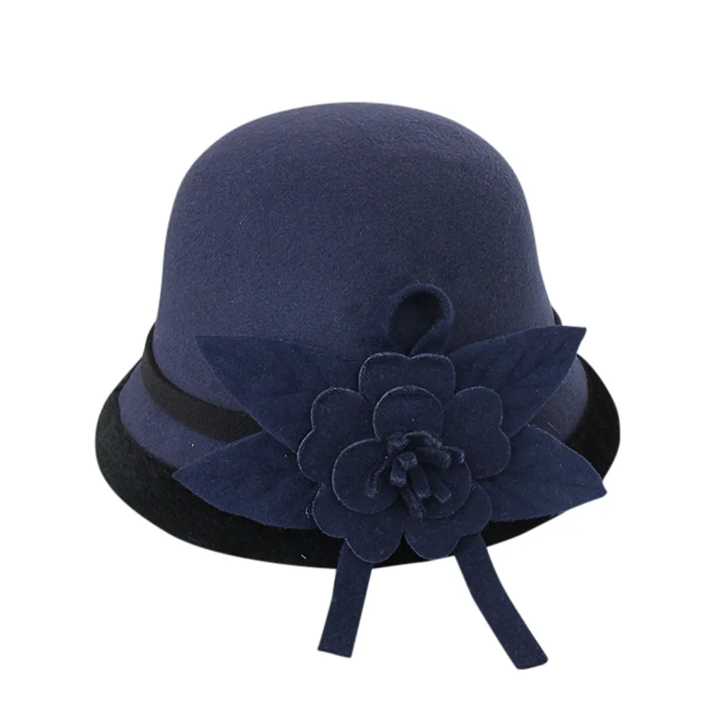 Модные элегантные шляпы женские цветочные винтажные классические ретро шляпа котелок официальная церковная шляпа Свадебная Шляпа Fedora Женская Праздничная чапета# D