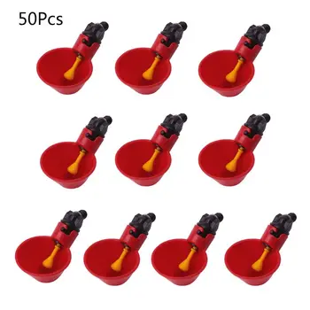 

Poultry Automatic Water Drinking Cup Bird Hen Chicken Drinker Coop Feeder Bowl M68E