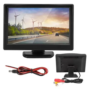 

5in Car Monitor HD TFT LCD Reversing Parking Waterproof Monitor for Car Backup Camera Rearview Mirror Monitor camara para auto