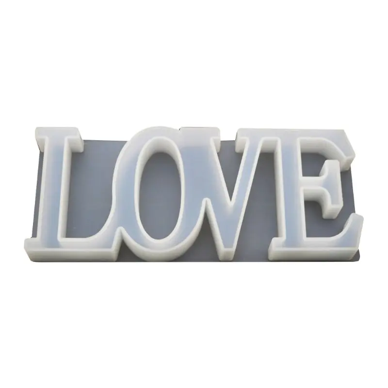 Подвеска для изготовления ручной работы DIY Кристалл эпоксидная любовь форма в виде сердца высокой формы для зеркал - Цвет: Love 2