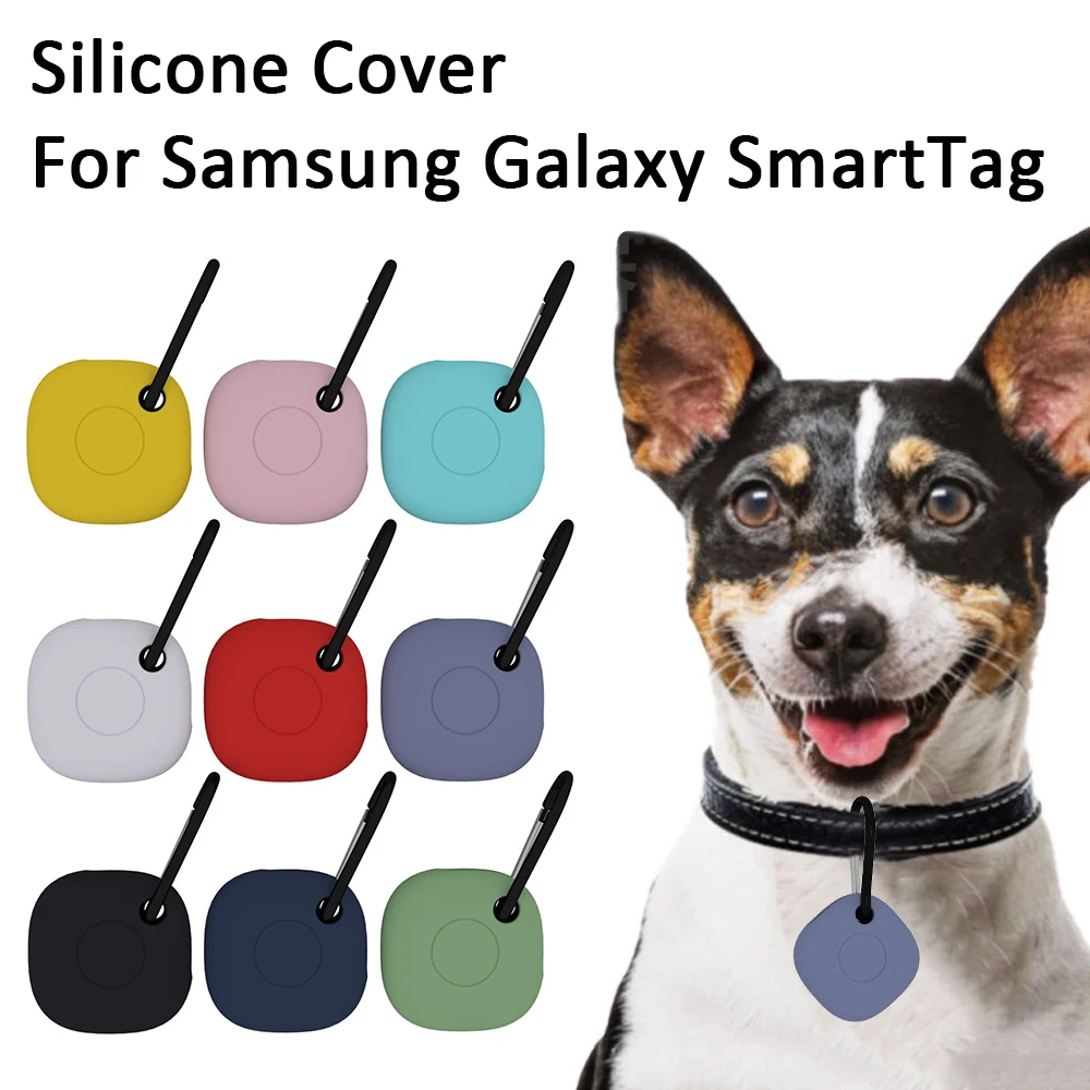 Protector Cover for Samsung Galaxy SmartTag Tracker Shockproof Anti-scratch Dustproof Silicone Protective Case Shell Accessories