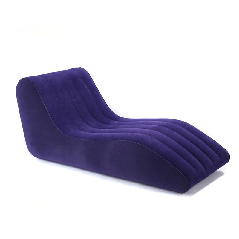 Inflatable sofa bed outdoor sofa set Outdoor Leisure Inflatable Sofa Thickened Creative Flock Adult Lazy Sofa Lounge