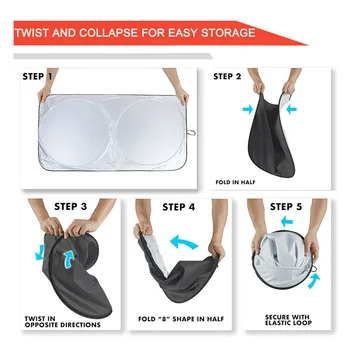 

For Toyota Car Sunscreen Windshield Sunshade Front Window UV Sunshade Cover Fit-suitable For Windshields Of Most Vehicles