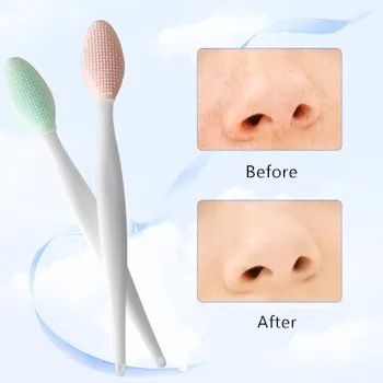 

Silicone Beauty Wash Face Exfoliating Blackhead Extrator Remover Beauty Facial Cleansing Brush Tools Blackhead Remover