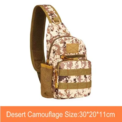 Desert Camouflage Уличный рюкзак камуфляжные сумки на плечо мужские военные водонепроницаемые тактические сумки Оксфорд Дорожные треккинговые сумки через плечо - Цвет: Desert Camouflage