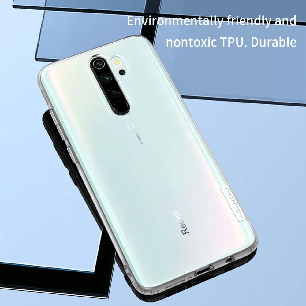 Для Xiaomi Redmi Note 8 Pro чехол Nillkin Мягкий сенсорный ТПУ чехол для телефона Прозрачная силиконовая задняя крышка для Xiaomi Redmi Note 8 Pro Чехол