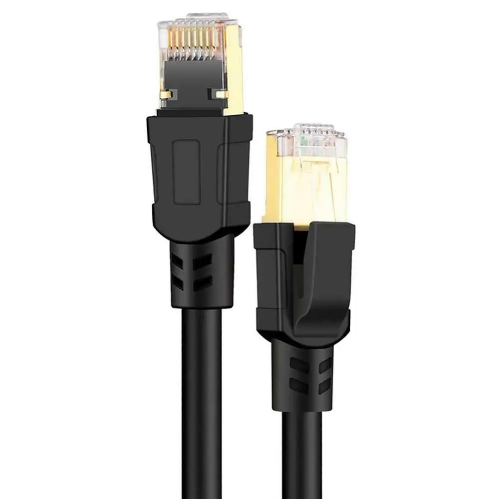 Cat8 RJ45 Network LAN Ethernet Patch Lead Flat Cable 2000Mhz For PC LAN Cable Cord Wire Male Connector Cat8 RJ45 Network LAN Ethernet Patch Lead Flat Cable 2000Mhz For PC LAN Cable Cord Wire Male Connector