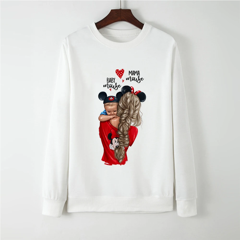 

Women Hoodie Oversized Sweatshirts Super Mom Pattern Harajuku Funny 2020 Sportswear Casual Europe America Designer Sweatshirt