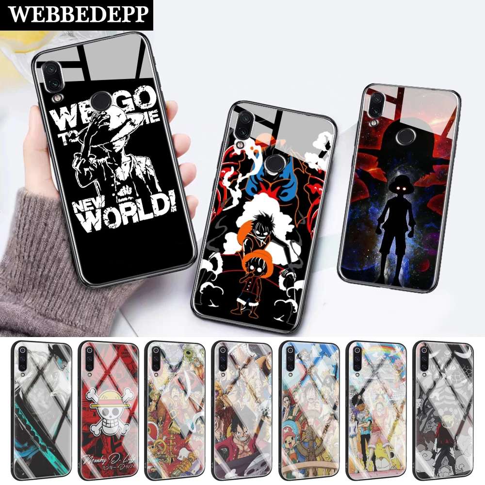 Новый роскошный стеклянный чехол Luffy 71 Вт для Xiaomi 8 Lite 9 A1 A2 5X 6X F1 Redmi 4X 6A Note 5 6 7 Pro |
