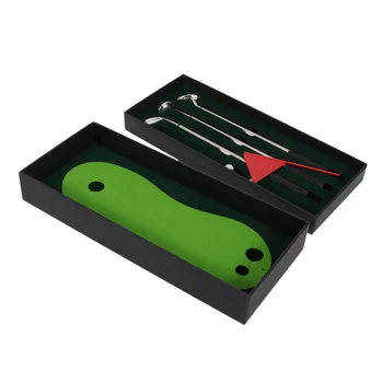 

1 Set Creative Durable Mini Brassie Smooth Golf Club Shape Ball-point Pen Sign Pen Roller Pen for Families Students