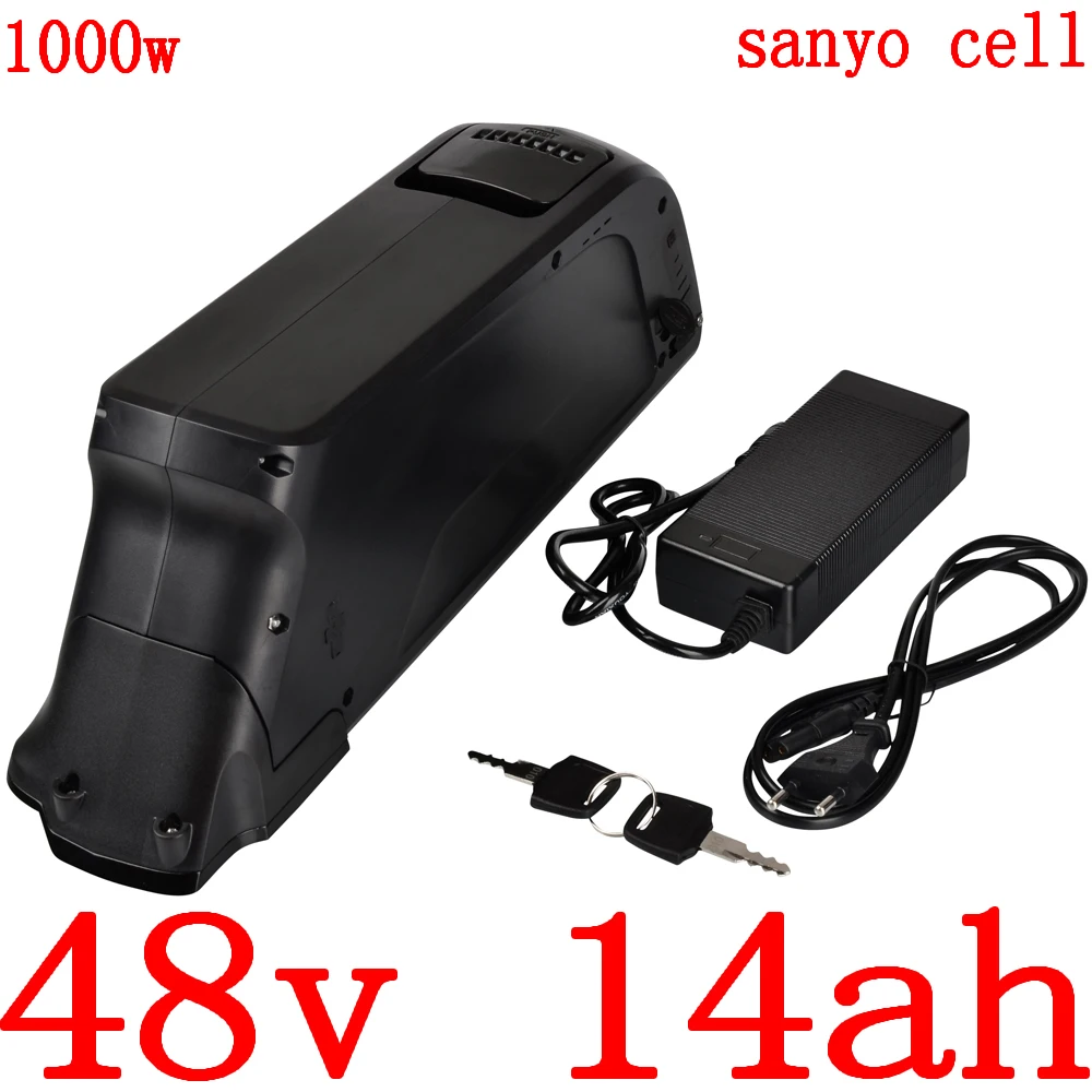 ebike battery 48V Battery 500W 750W 1000W Sanyo GA 18650 Electric Bike 48v 13ah 14ah Dolphin Type lithium batteri | Спорт и