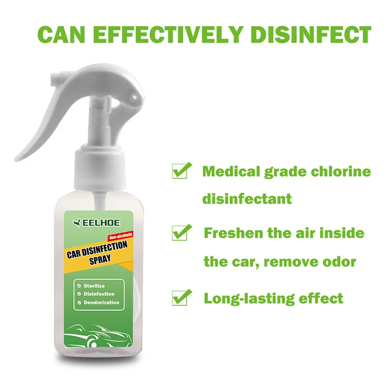 100ml Alcohol-free Sterilizing Cleaner Household Disposable Disinfection Spray Portable Interior Car Cleaners