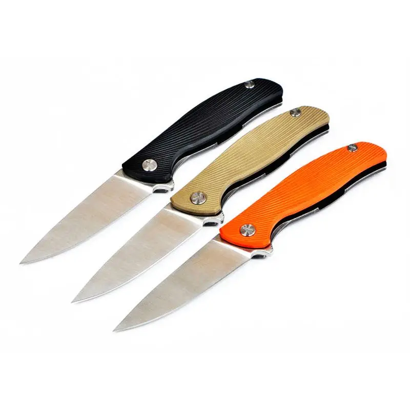 Shigov 95 Hati95 Satijn D2 Blade Staal + G10 Handvat Pocket Folding Mes
