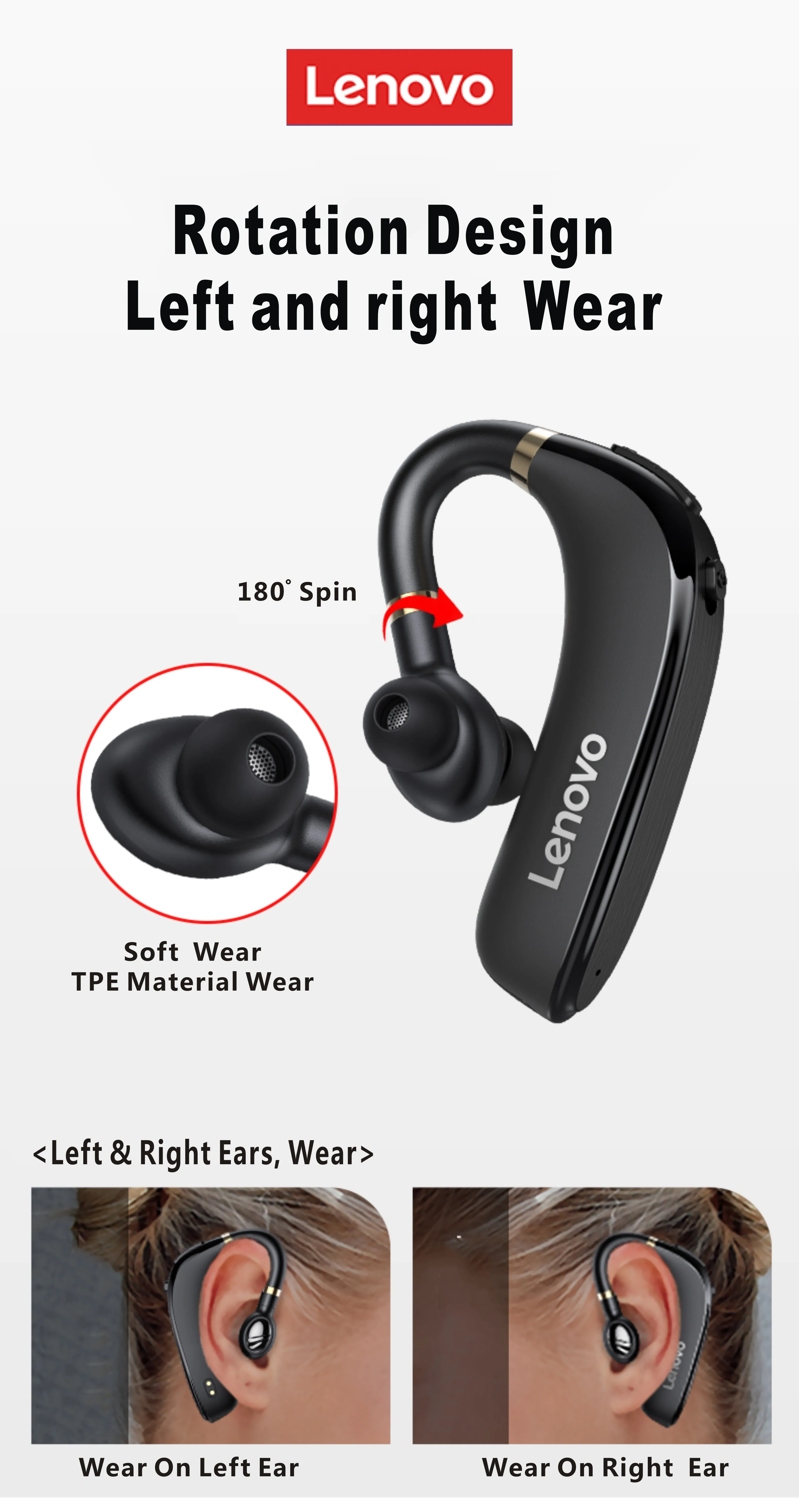 Lenovo Auriculares HX106 Audifonos BluetoothNegro Linio Chile