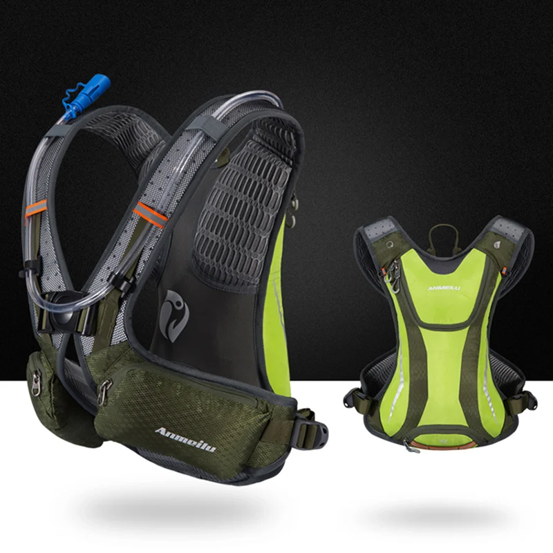 Hiking Hydration Running Backpack Men 5L Camping With Water Bottle MTB Cycling Backpacks Men's Breathable Marathon Bag Equipment 3