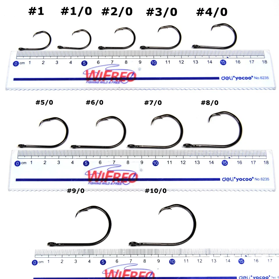 個 ためインラインサークルフック高炭素鋼海水釣り針 1 1 0 2 0 3 0 4 0 5 0 6 0 7 0 8 0 Yg09 Circle Hooks Hook Forhook For Fishing Aliexpress