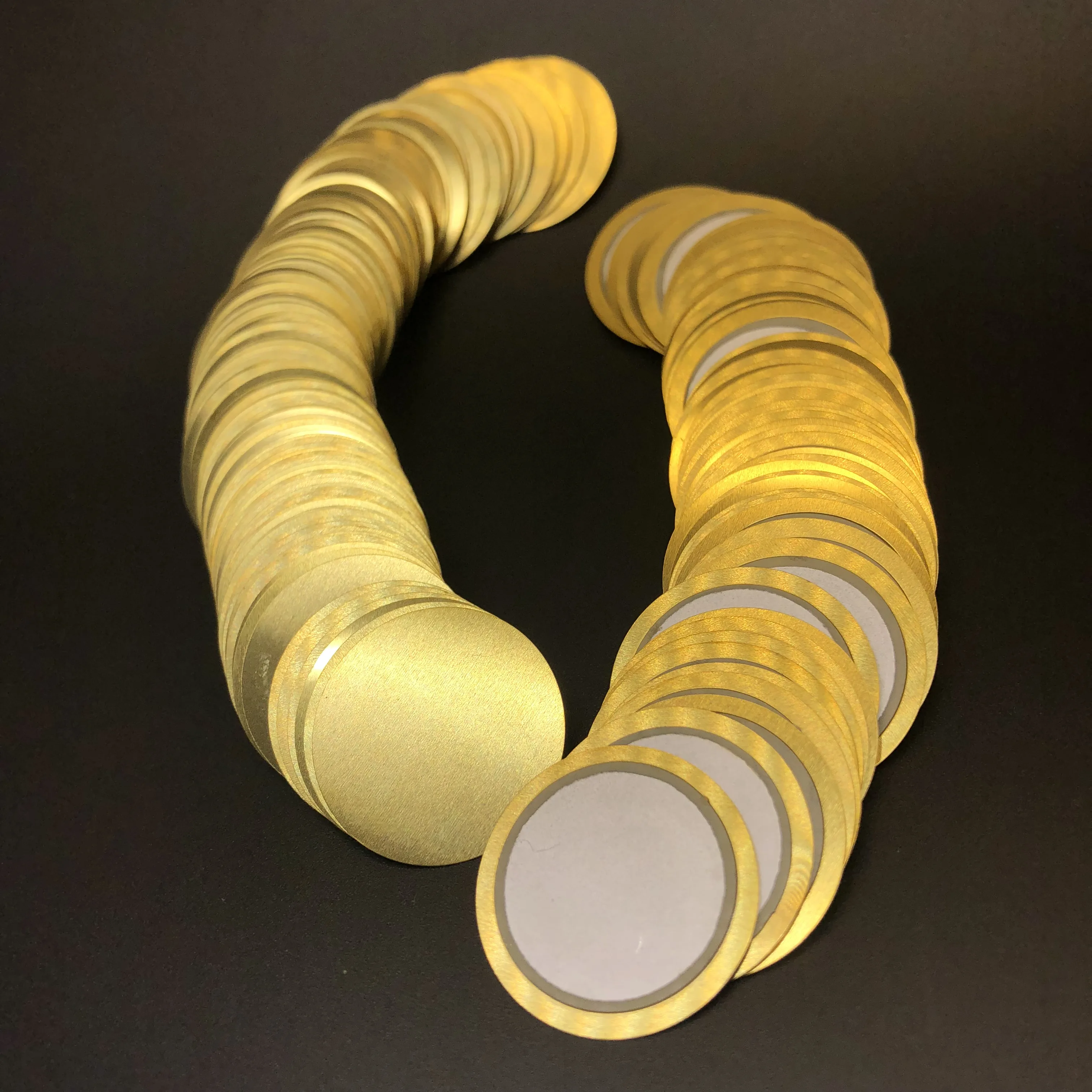 10Pcs/Lot 27-25MM Piezoelectric Piezo Ceramic Wafer Plate Buzzer Loudspeaker copper 27mm Dia-25mm For Diy |