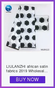 LIULANZHI африканская шелковая ткань лента шелковая ткань 4+ 2 ярдов Анкара Красная атласная ткань для платья Горячая Распродажа ML54NM07
