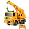 Simulation Lifted Crane 2.4G Remote Control Crane Light Can Lifted UP & Down All Round Driving Programm Demo Engineering Vehicle 4