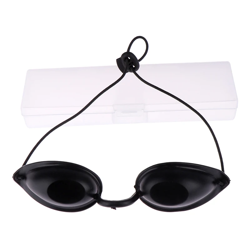 1pcs Black Soft Sunbathing Eyewear Tanning Goggles Beach Adjustable Uv