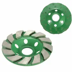 Disque de meulage pour coupe de pierre de béton, 1 pièce de 4 pouces, disque de meulage pour coupe de Segment de diamant 